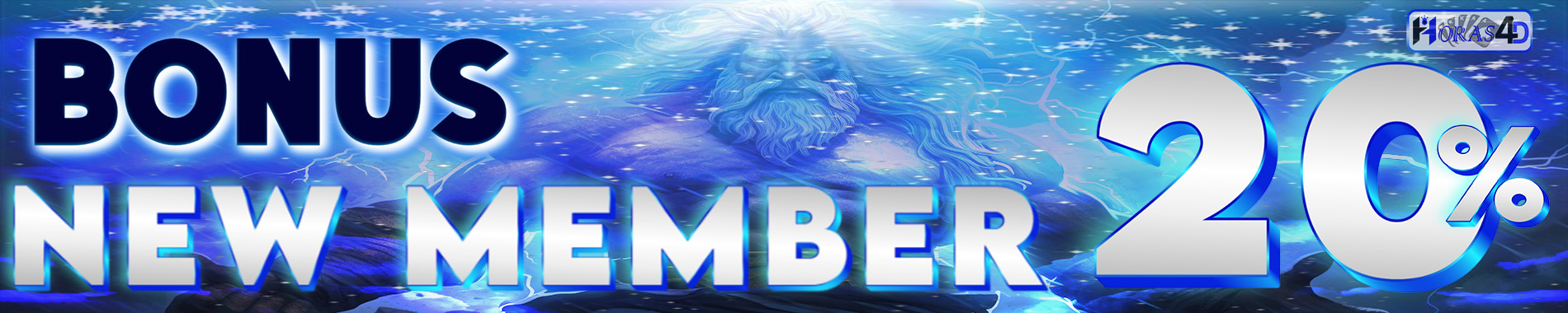 Bonus New Member 20%